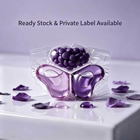 Capsules de lessive en stock, directement de l'usine, pour l'élimination des odeurs de fumée, étiquette privée personnalisée, OEM ODM