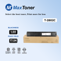 Cartouche de toner MaxToner de qualité originale T-2802C T2802C compatible avec Toshiba e-Studio 2802A 2802AM 2802AF Toner noir T2802