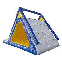 Toboggan aquatique géant gonflable personnalisé en PVC certifié CE pour parc aquatique en mer