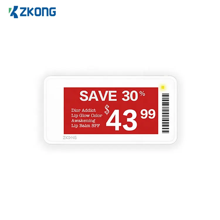 Zkong — Mini affichage numérique, étagère électronique colorée, support de prix ESL, 1 pièce