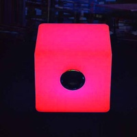 Cubo di luce di Sicurezza Led Sgabello Cubo Con Altoparlante