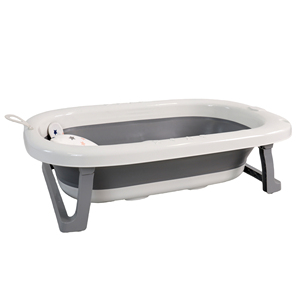 Ensemble <span class=keywords><strong>de</strong></span> baignoire pliable pour nouveau-né, matériau PP et TPE souple, portable et avec détection <span class=keywords><strong>de</strong></span> température, baignoire bébé en plastique - Product Image 2