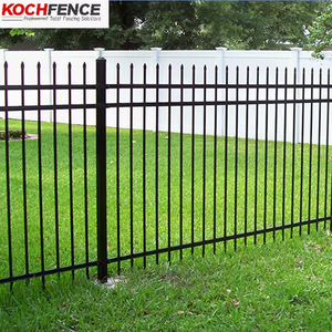 שחור מעוטי צינור מרובע ברזל מחושל גדר ברזל מתכת צינור פלדה צינור צינור עבור גידור אבטחה - Product Image 1