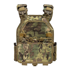 Gilet lesté en tissu composite réglable style MOLLE pour l'entraînement physique - Product Image 1