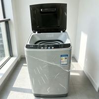 Lave-linge entièrement automatique 6 kg avec séchage à l'air puissant et lumière bleue pour usage domestique, petite taille
