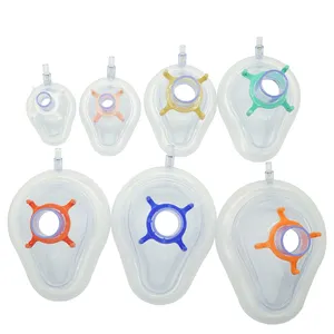 Hot Selling Pvc Anesthesia Breathing Oxygen Mask Medical Anesthesia Mask