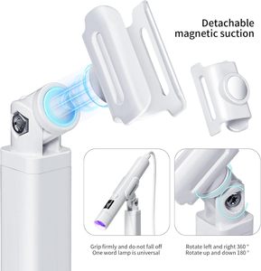 Xách Tay Mini Nail Đèn Cầm Tay Móng Tay Nghệ Thuật Đèn Với Đứng 360 Độ Xoay Đa Chức Năng Đèn - Product Image 4