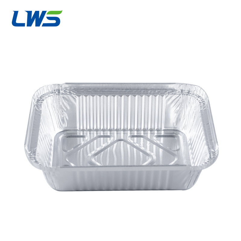 Aluminum Foil Box Rectangular Recyclable Aluminum
