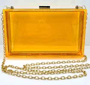 Bolso de Mano de Resina Hecho a Mano de Moda para Mujer con Elegantes Patrones, Material Duradero y Diseño Elegante - Product Image 1