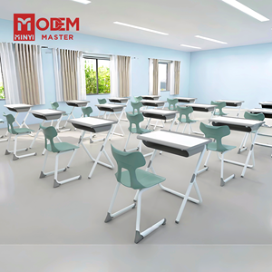 MINYI IPSY Bureau d'étude universitaire à un seul siège, best-seller, mobilier scolaire pour les écoles secondaires et les institutions - Product Image 1