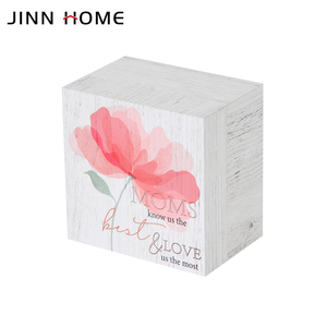 Caja de almacenamiento de <span class=keywords><strong>madera</strong></span> para el hogar Jinn, estilo Art Deco, decoración del hogar pintada a mano para envolver regalos, modelo tallado, pintura de amor - Product Image 2