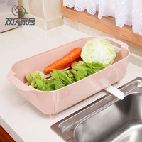 Étagère de rangement murale multifonctionnelle en plastique écologique à 4 couleurs pour séchage de vaisselle, organisateur de salle de bain et rangement sous évier