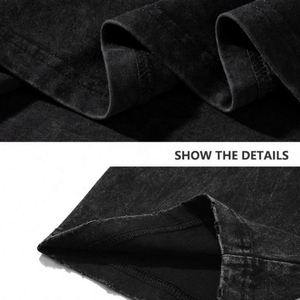 Camiseta Personalizada con Gráficos para Hombre, Estilo Vintage Hiphop, Algodón, Streetwear, Oversize, Cactus Jack Lightning Marrón - Product Image 3