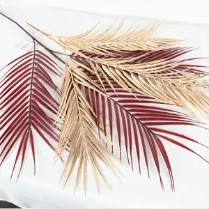 Wholesale Artificial Leaves Branch Frond Wedding Home Floral Decoration Photography Props Simulation Green Plant Palm Tree Leaf