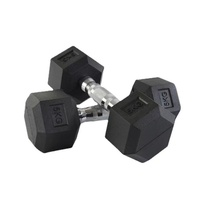 Haltères hexagonaux en fonte recouverts de caoutchouc – Qualité commerciale pour salle de sport – Haltères de 2 kg – Prise en charge OEM & ODM – Haute qualité