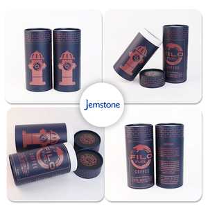 Gran venta de materiales ecológicos, caja cilíndrica de cartón impresa personalizada, embalaje de tubo de papel - Product Image 6