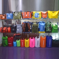 Bolsa Seca Impermeable de PVC con Logotipo Personalizado - Bolsa de Compresión Seca Enrollable, Bolsas Secas Flotantes para Natación