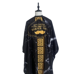 Capa de Corte de Pelo de Poliéster con Logotipo Personalizado de Nuevo <span class=keywords><strong>Diseño</strong></span> <span class=keywords><strong>para</strong></span> Peluquero - Product Image 4