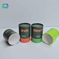 Boîte cylindre en papier pour vêtements, boîte-cadeau en carton personnalisée, avec des yeux renforcés, emballage en papier pour oreiller, 50 pièces