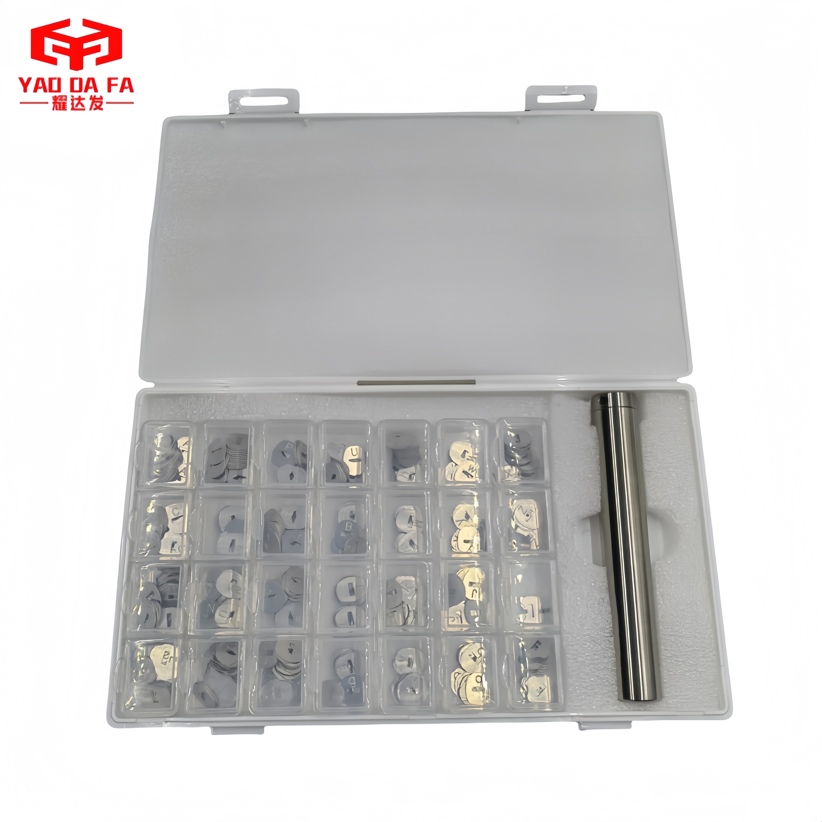 YAODAFA Exquisite Stainless Steel Mnemonic Capsule Crypto Hardware Wallet  Encrypted Cold Wallet Silvery-Christmas Gift