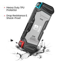 Étui rigide pour Nintendo Switch, compatible avec la console et la manette, coque de protection en TPU pour Nintendo Switch