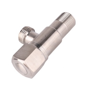 เหล็กฉากสแตนเลส SUS 304 ขนาด 1/2X3/8 1/2X3/4 นิเกิลขัดเงา อุปกรณ์เสริม ตัวหยุดมุม เซรามิกแบบยาว - Product Image 4