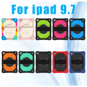 เคสแท็บเล็ตแบบหมุนได้ 360 องศา สำหรับ <span class=keywords><strong>iPad</strong></span> 6 ขนาด 9.7 นิ้ว รุ่นที่ 5 และ 6  พร้อมเคส <span class=keywords><strong>iPad</strong></span> <span class=keywords><strong>Pro</strong></span> 9.7 นิ้ว รุ่นใหม่ ป้องกันการกระแทก แข็งแรง ทนทาน - Product Image 1