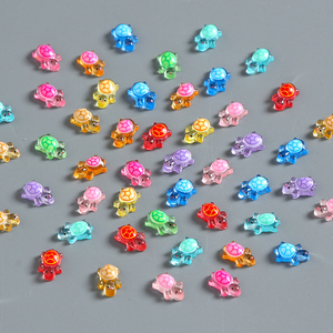 Mini figurines lumineuses en résine KI Chuangshem pour nail art, tortues empilables, accessoires de bricolage amusants, jolies <span class=keywords><strong>petites</strong></span> figurines jouets - Product Image 4