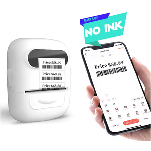 Wholesale for Home Small Business Price Tag Color <strong>Printer</strong> for Labels Cheap Label <strong>Printers</strong> <strong>Pink</strong> Thermal Label <strong>Printer</strong> - Product Image 2