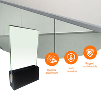 Système de balustrade en verre pour piscine en aluminium avec profil en U pour terrasse extérieure et balcon