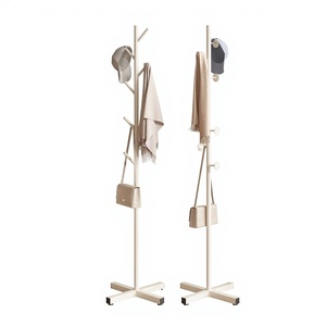 <span class=keywords><strong>Porte</strong></span>-<span class=keywords><strong>manteau</strong></span> sur pied portable en métal style crème, luxe léger, pour chambre et <span class=keywords><strong>vestiaire</strong></span>, avec rangement suspendu pour vêtements et sacs - Product Image 1
