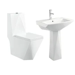 Современный дизайн, керамическая санитарная посуда для уборки туалета, Цельный унитаз, большой размер, 4 дюйма, выход s, ловушка p, ловушка для туалета