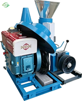 Nouvelle machine professionnelle à granulés de bois, transformant la sciure de bois, les coques de riz et la biomasse en blocs de combustible solides, en stock