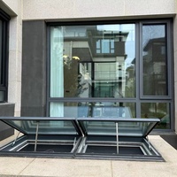 Finestre Moderne in Lega di Alluminio a Risparmio Energetico 103Plus, Doppio Vetro, Apertura Verticale a Battente per Villa e Bagno, Insonorizzate