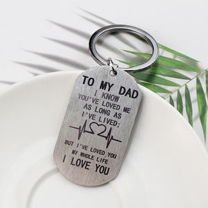 ถึงพ่อของฉันพวงกุญแจจี้พวงกุญแจของขวัญคริสต์มาสเครื่องประดับแฟชั่นพวงกุญแจรถสำหรับพ่อพ่อของขวัญวันเกิดจากลูกชายลูกสาว - Product Image 4