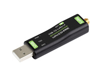 Module de transfert de données USB vers LoRa HF Waveshare USB vers LoRa basé sur SX1262, adapté à l'acquisition de données dans l'industrie et l'agriculture