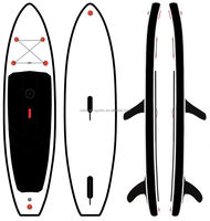 Nouvelle planche de surf gonflable personnalisée 320cm 10'6 "Isup Surfboard, planche de surf gonflable, planche de pagaie gonflable debout en usine