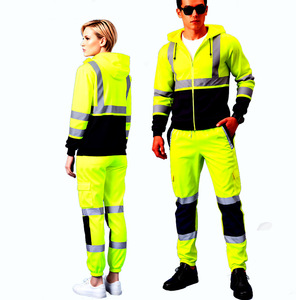 Chaqueta de Seguridad Reflectante de Alta Visibilidad ANSI Clase 2, Abrigo Impermeable Acolchado de Algodón para Trabajo en Carretera con Logotipo Personalizado - Product Image 3