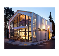 Planos de Almacén con Estructura de Acero y Dos Puertas, Diseño de Taller Prefabricado, en Formato PDF/CAD