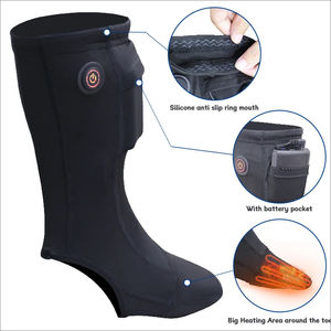 <span class=keywords><strong>Chaussettes</strong></span> d'équipage <span class=keywords><strong>chauffantes</strong></span> chaudes pour femmes avec éléments de charge Fond mince et logo de manchette Compatible avec les applications auto-<span class=keywords><strong>chauffantes</strong></span> - Product Image 3