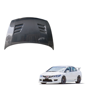 Capó Delantero de Fibra de Carbono Estilo MG, Capó Tipo <span class=keywords><strong>R</strong></span> Mejorado para <span class=keywords><strong>Honda</strong></span> <span class=keywords><strong>Civic</strong></span> <span class=keywords><strong>FD2</strong></span> 2007-2015, Piezas Exteriores de Competición - Product Image 1