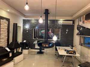 Chimenea Suspendida <span class=keywords><strong>de</strong></span> Acero Modelo Italiano <span class=keywords><strong>de</strong></span> Diseño Moderno Warmfire, <span class=keywords><strong>de</strong></span> Alta Calidad, 7.5kw, Estufa <span class=keywords><strong>de</strong></span> <span class=keywords><strong>Leña</strong></span> para Interiores, Negra, 3 Años <span class=keywords><strong>de</strong></span> Garantía, para Viviendas - Product Image 5