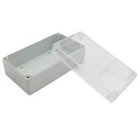 158*90*60mm Transparent Universel Intérieur Extérieur Projet Cas avec Trous Personnalisables pour Composants Électriques Résistant aux UV