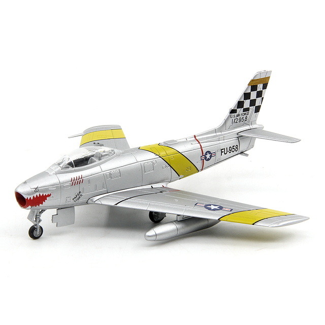 1/100 US Air Force F-86F Sabre Fighter FU-958 North American Aviation F86 Finished Model