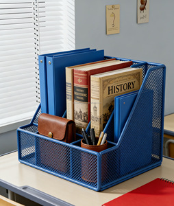 Étagère à livres multifonctionnelle en métal de haute qualité à prix avantageux pour la bibliothèque, la maison, l'appartement, l'école, le bureau - Product Image 6