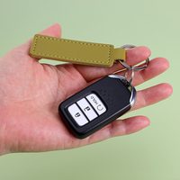 Porte-clés gravé par sublimation, porte-clés de voiture, cadeau promotionnel, logo personnalisé, porte-clés en cuir PU double face