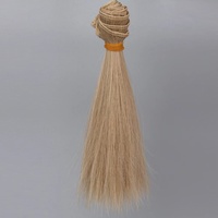 Perruques de poupée droites 15*100cm, résistantes à la chaleur, cheveux de poupée haute température, 1/3 1/6 BJD, perruques de poupée DIY