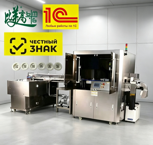Machine intégrée automatique pour le codage laser UV des bouchons de bouteilles de lait avec alimentation automatique, collecte de données et rejet des produits défectueux - Product Image 1