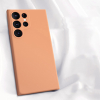 Custodia per Telefono in Silicone Liquido Originale Antiurto per Samsung S24 S25 Ultra Galaxy S22, Custodia Colorata per Android, Vendita all'Ingrosso