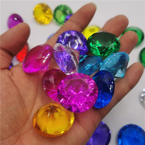 Joyería de Imitación de Piedras Preciosas con Patrón de Diamantes, Material Acrílico Plástico, Tema de Amor, Decoración y Regalo para Días Festivos - Product Image 2